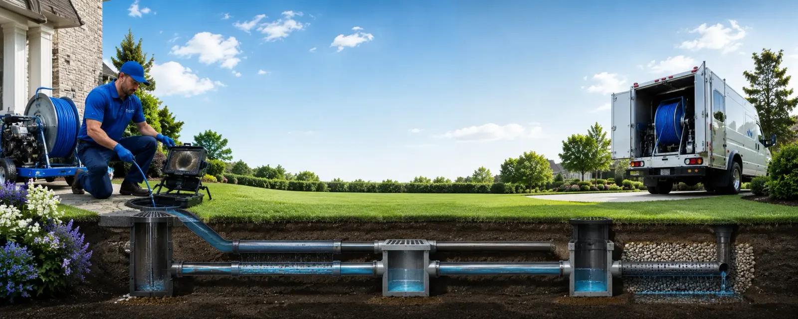 Outdoor drain cleaning information for Levan, UT